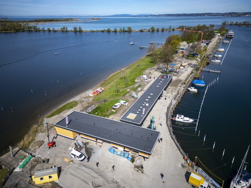 Ein Strandbad in Rekordzeit