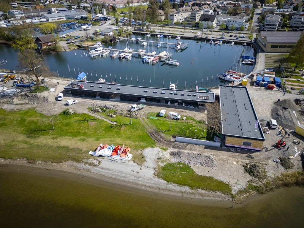 Ein Strandbad in Rekordzeit