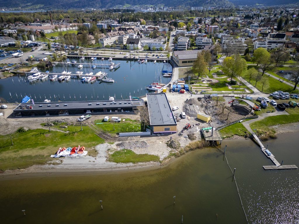 Ein Strandbad in Rekordzeit