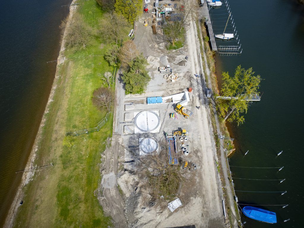 Ein Strandbad in Rekordzeit