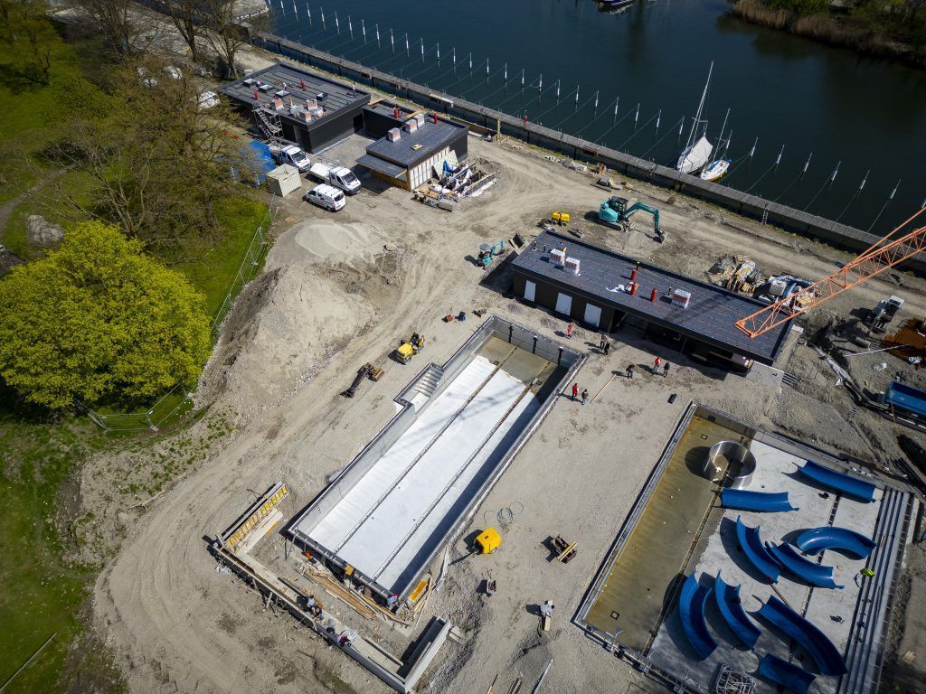 Ein Strandbad in Rekordzeit