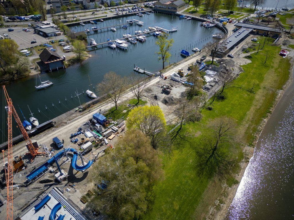 Ein Strandbad in Rekordzeit