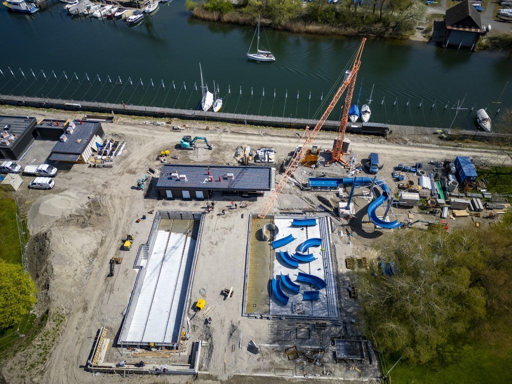 Ein Strandbad in Rekordzeit