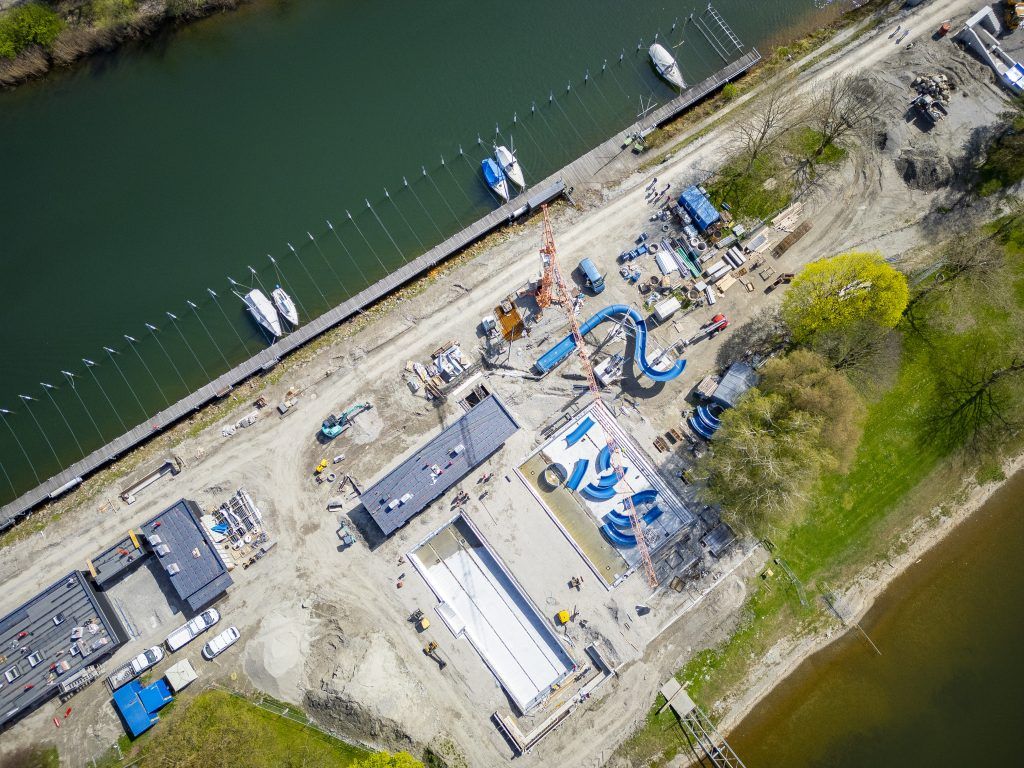 Ein Strandbad in Rekordzeit