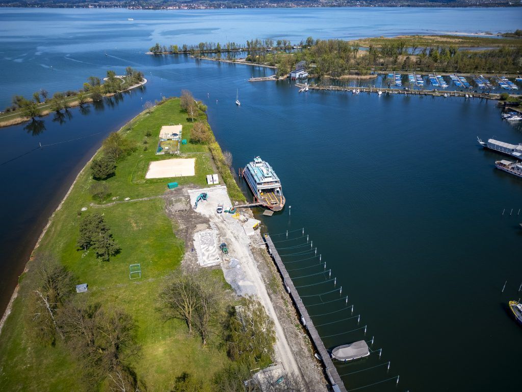 Ein Strandbad in Rekordzeit