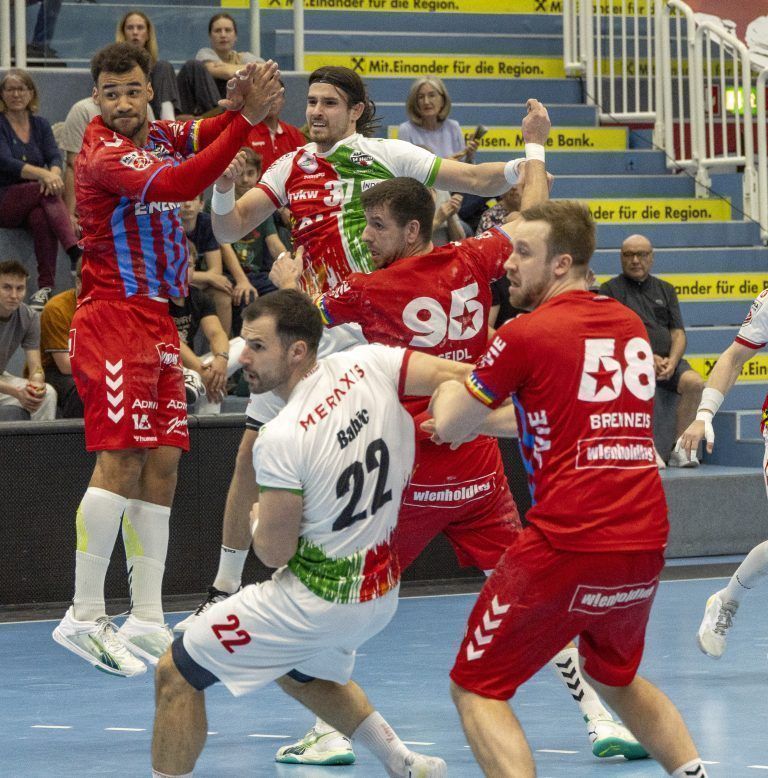 Handball HLA-Meisterliga: Alpla HC Hard vs. Fivers Margareten;