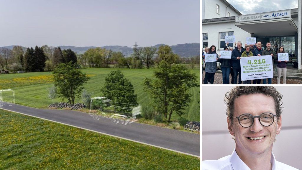 Altach entscheidet: Lkw-Straße &#8220;Variante Kratten&#8221; wird Realität