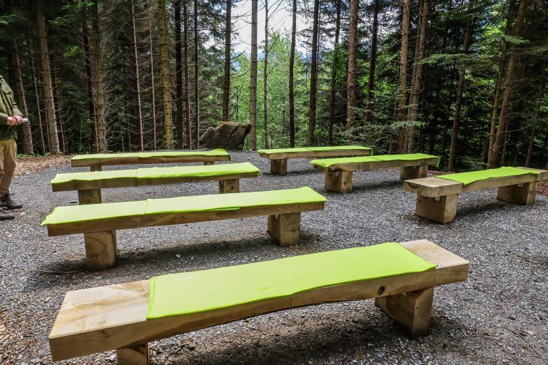 Klosterwald wird erffnet, ab 12:30 Uhr fr Medienvertreter Treffpunkt Gemeindeparkplatz Bludesch, Hauptstra§e 9, Vorabinformation an Medienvertreter mit Interview-Mglichkeiten Klosterwald Geschftsleitung, Brgermeister, Forstverwaltung sowie gemeinntziger Verein ãVergissMichNicht, Sternenkinder FotografieÒ