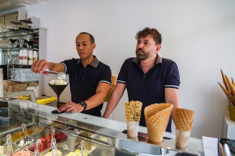 Neues Lokal Il Paradiso Focacciaria in Dornbirn. Termin mit Dieter Saper