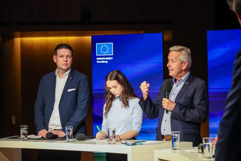 Elefantenrunde EU-Wahl, Diskussion zur EU-Wahl