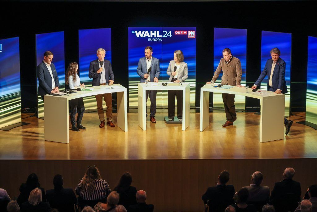 EU-Wahl-Spitzenkandidaten diskutierten in Götzis