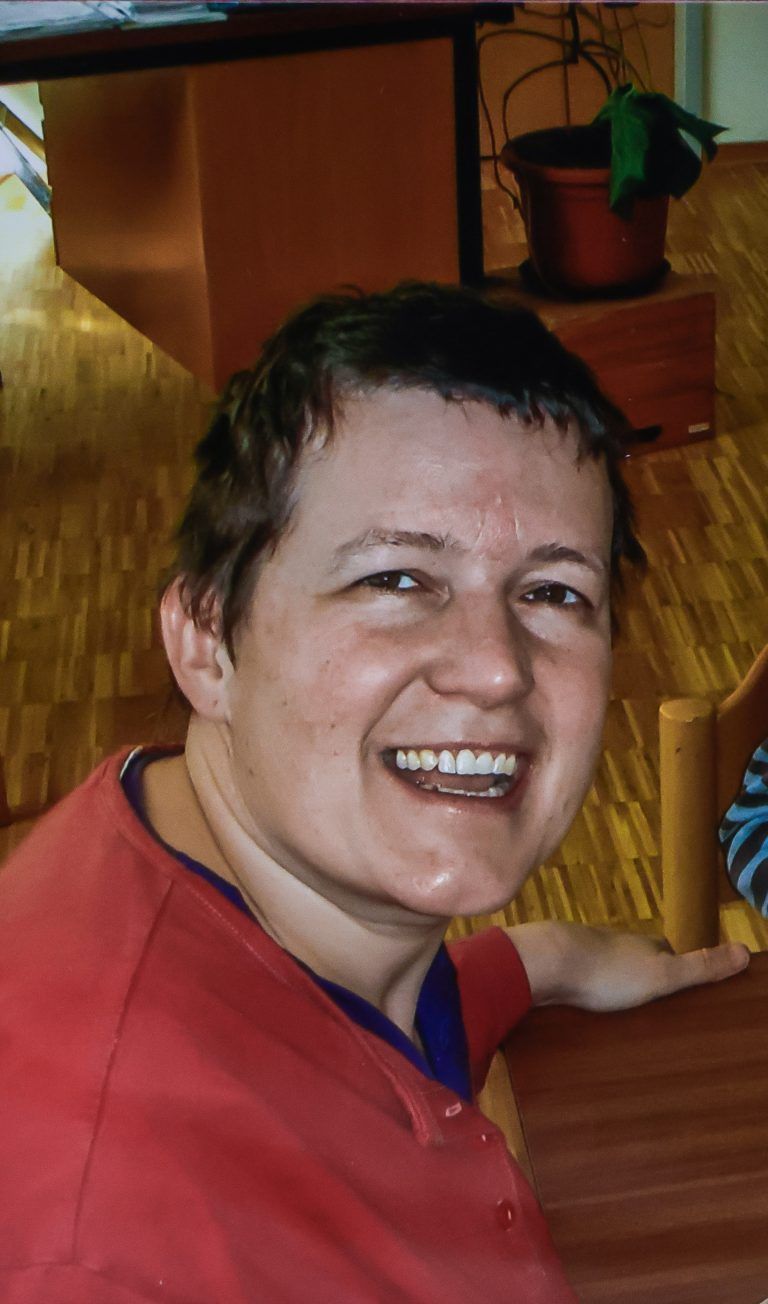 Kind, Fotos von Christa und Toni Schallert mit ihrer autistischen Tochter Petra.