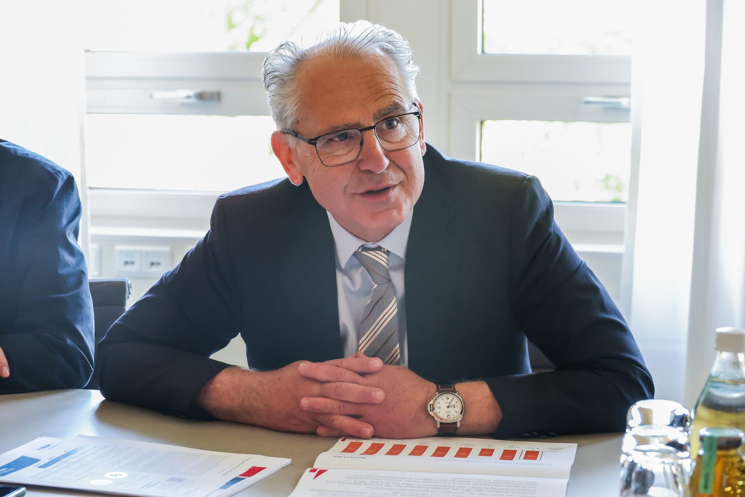 Gespräch Illwerke vkw mit Gerold Riedmann