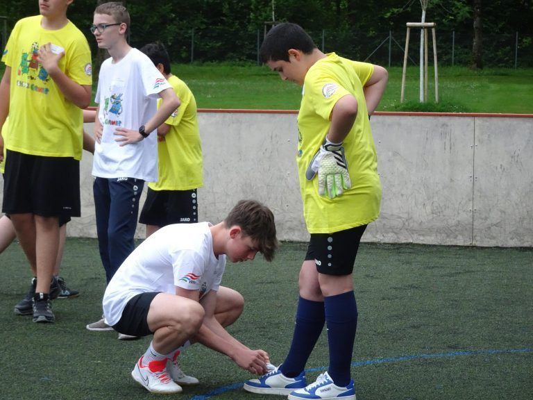 Gemeinschaft und Zusammenhalt war den ganzen Tag über bei den School Games zu spüren. - Wichtiges Zeichen für Inklusion und Sportbegeisterung - School Games 24