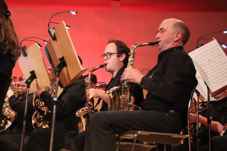 Lukas Böhler und Josef Moosmann. - Sommernachtskonzert des MVB