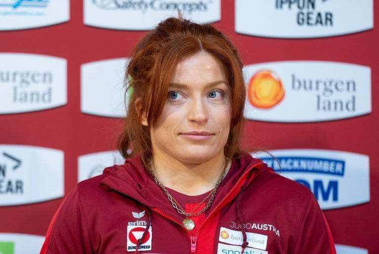 ABD0071_20240419 – Lubjana Piovesana am Freitag, 19. April 2024, whrend einer PK der JV zur EM- und WM-Vorschau und Road to Paris 2024 in Wien. – FOTO: APA/GEORG HOCHMUTH