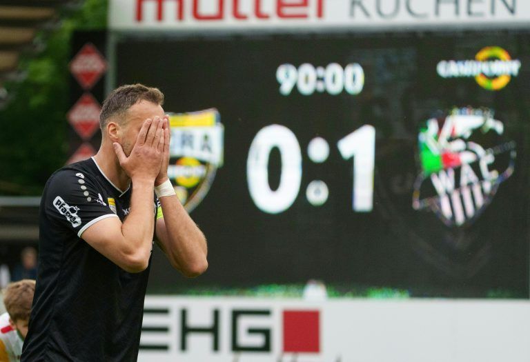 ABD0085_20240504 – ALTACH –
STERREICH: Atdhe Nuhiu (Altach) whrend der Admiral Bundesliga-Begegnung, 8. Runde zwischen SCR Altach und RZ Pellets WAC am Samstag, 4. Mai 2024 in Altach. – FOTO: APA/DIETMAR STIPLOVSEK