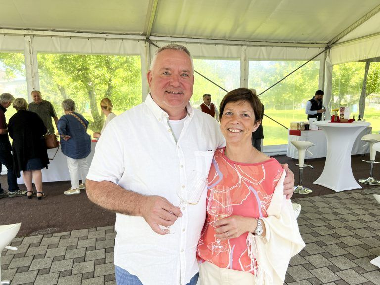 Angelika und Franz Dex (Bildungshaus Batschuns) zogs nach Lustenau