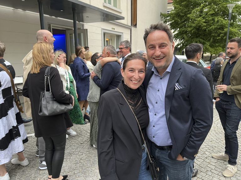 Beste Laune bei Petra und Thomas Pachole (Mohrenbrauerei)