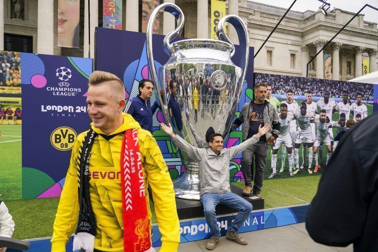 Britain Soccer Champions League Fans
