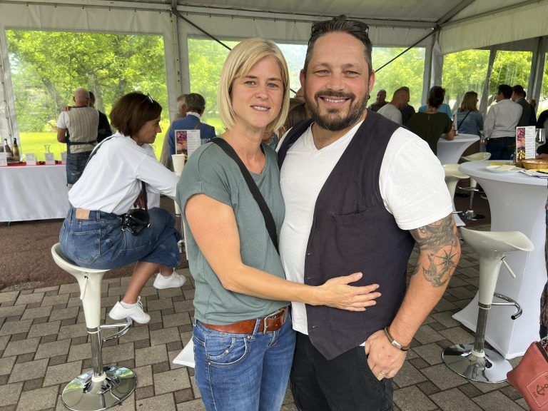 Cordula und Dominik Enderli kamen extra aus der Schweiz