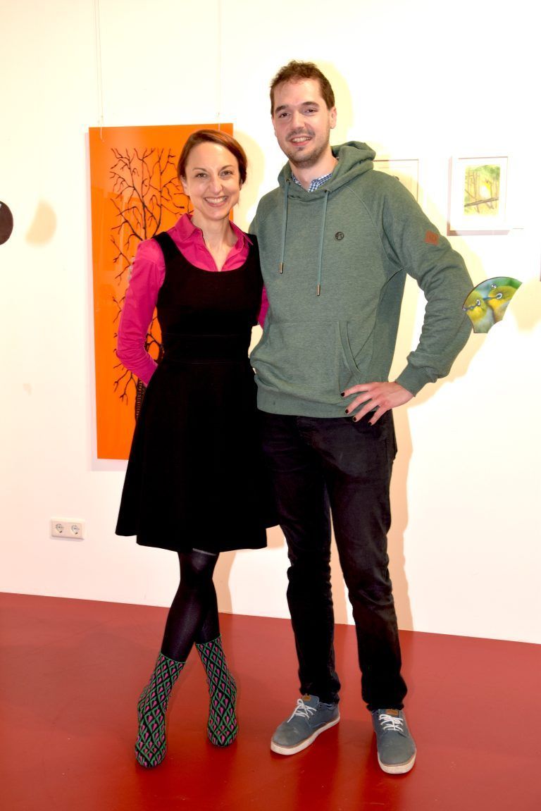 Vernissage zur Ausstellung "Biomorpher Augenschmaus", Kellergalerie Kukuphi