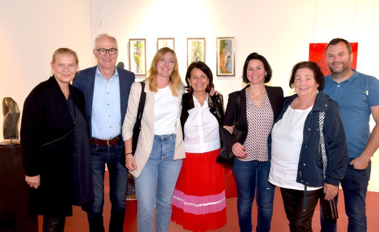 Vernissage zur Ausstellung "Biomorpher Augenschmaus", Kellergalerie Kukuphi