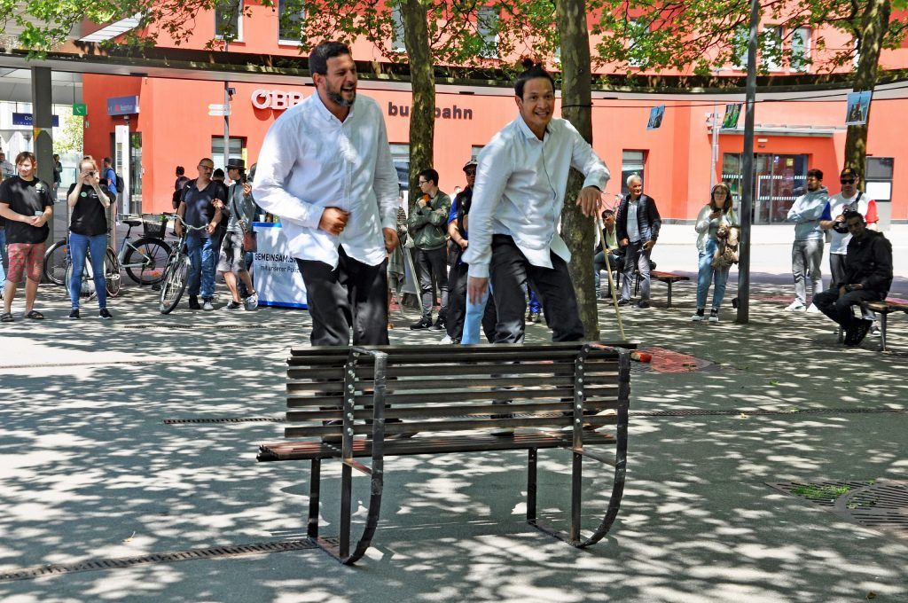 Dornbirner Bahnhof wurde zur Kulturbühne