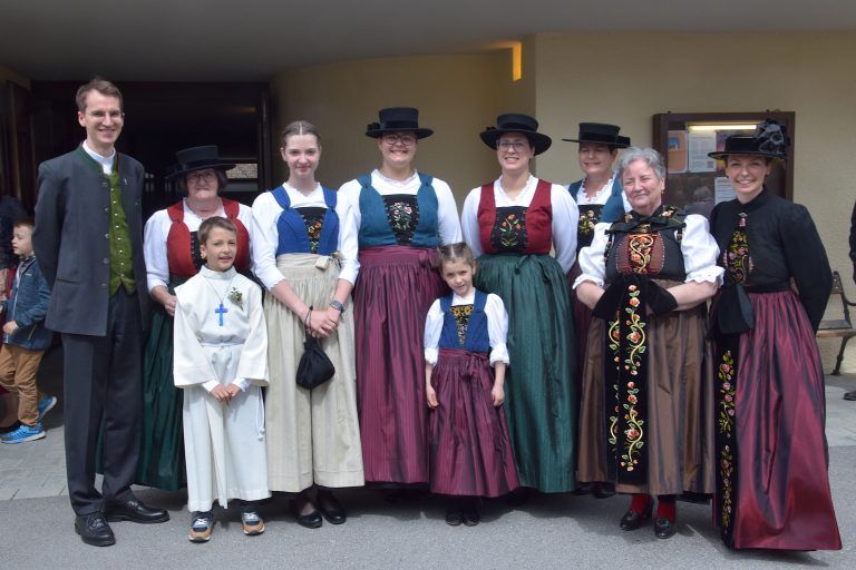 Feier der Erstkommunion in der Pfarrgemeinde Bürs