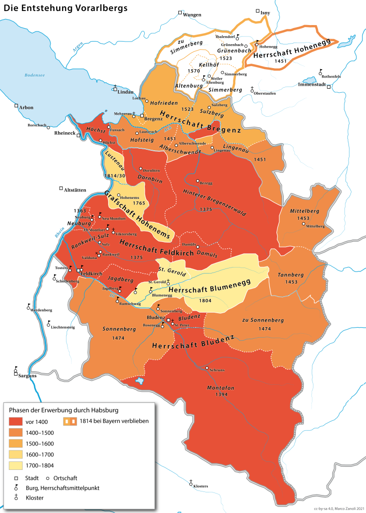 Streitthema Regionen in Vorarlberg: Wo Ihre Gemeinde liegt