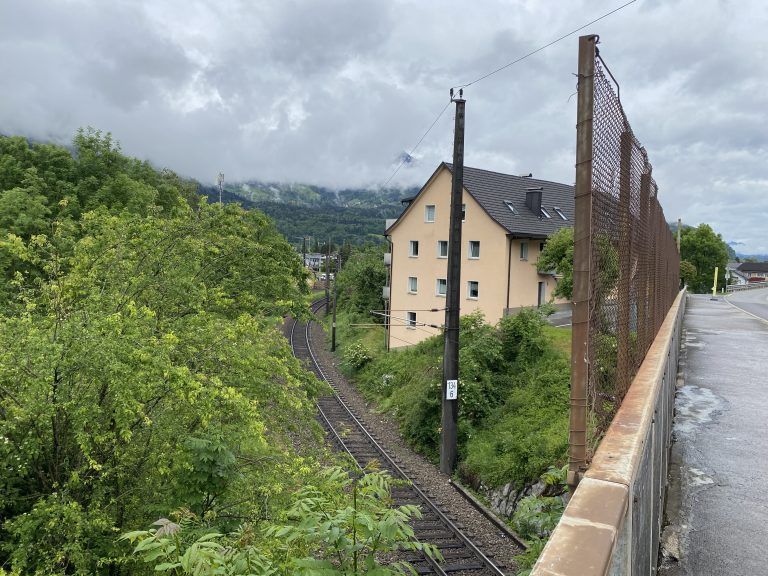 Klosterbogen, ÖBB; Brunnenfeld, Bahnstrecke