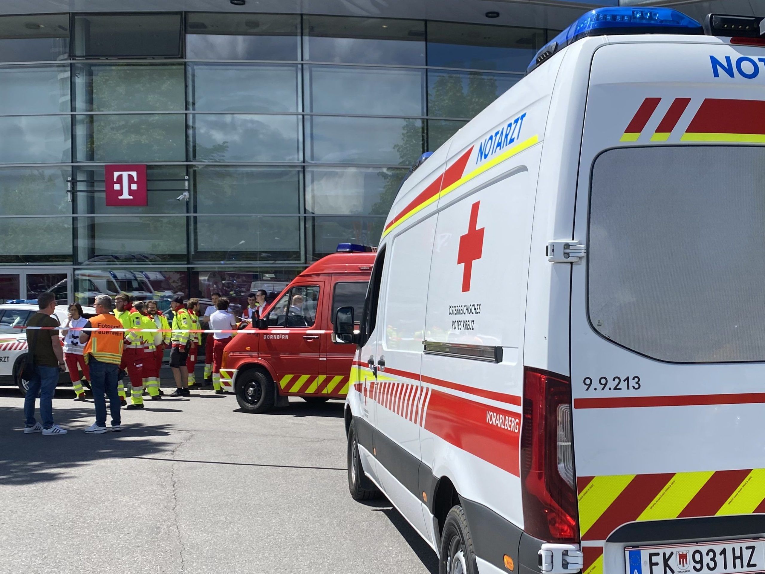 Evakuierung Messepark