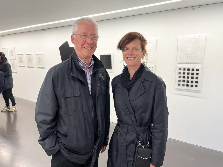 Kunstsammler Erhard Witzel und Künstlerin Uta Belina Waeger