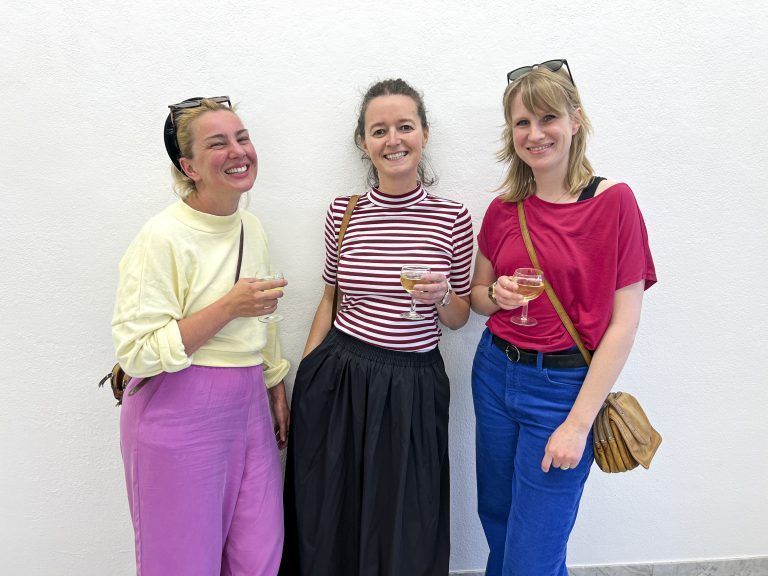 Maiken Kloser, Dagmar Fuchs und Sina Wagner hatten beste Laune