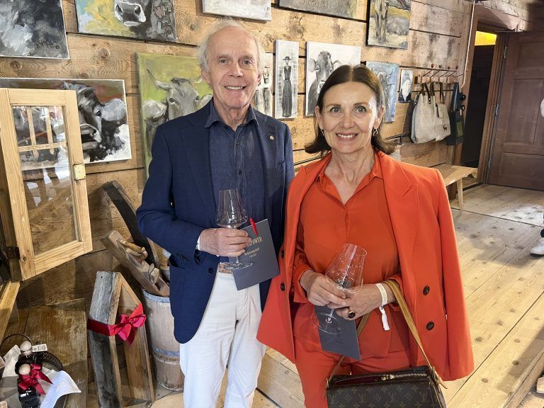 Marika und Jodok Fink genossen den Abend