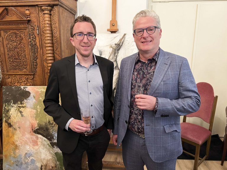 Michael Flecker und Sascha Bechter waren unter den Gästen