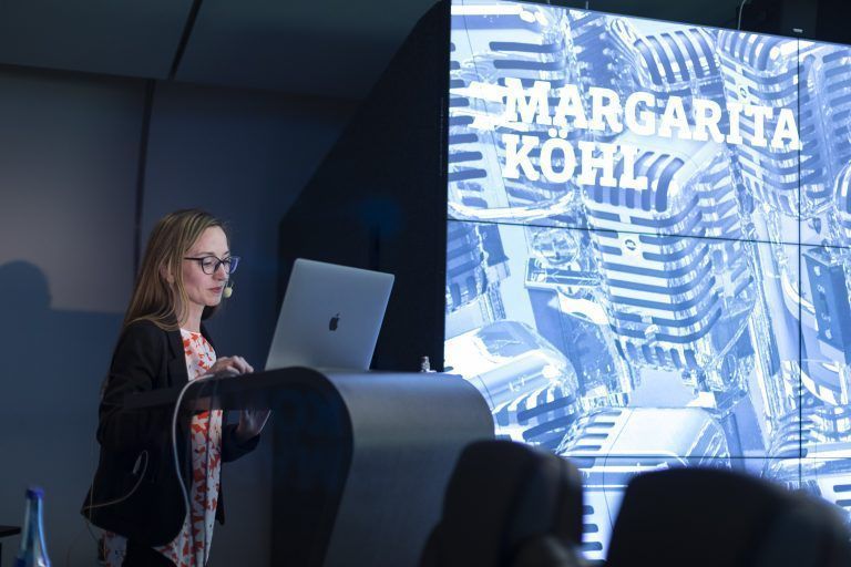 Margarita Köhl; Fachbereichsleiterin Gestaltung, Studiengangsleiterin BA InterMedia und MA Design und Creative Leadership, FHV