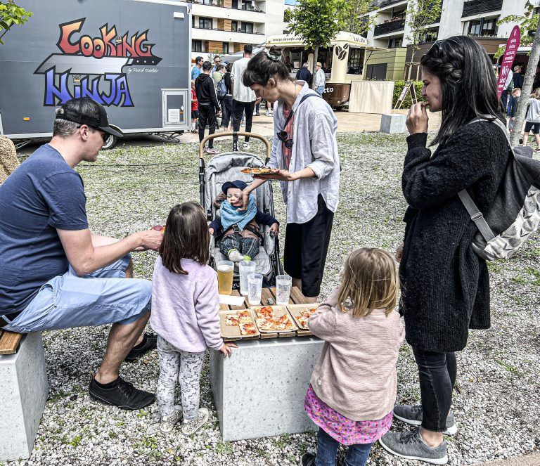 Pizza war für viele ein Höhepunkt