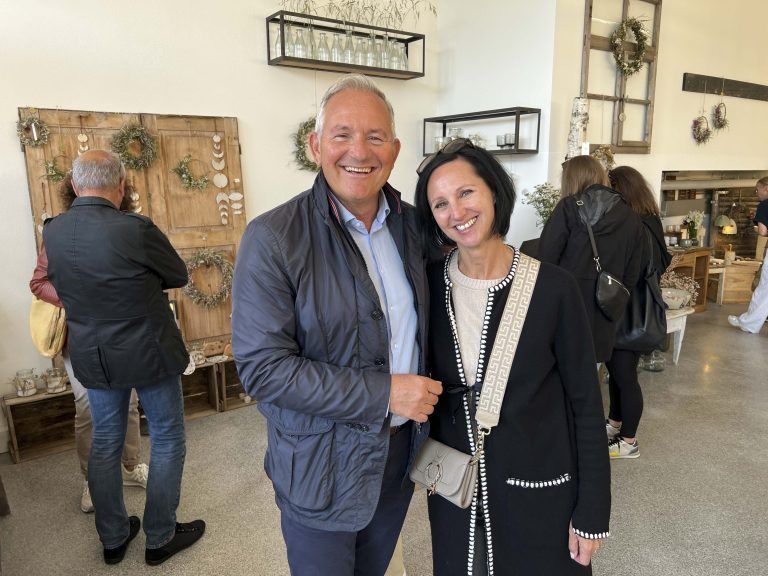 Sabine und Renato Schneider feierten in Lauterach mit