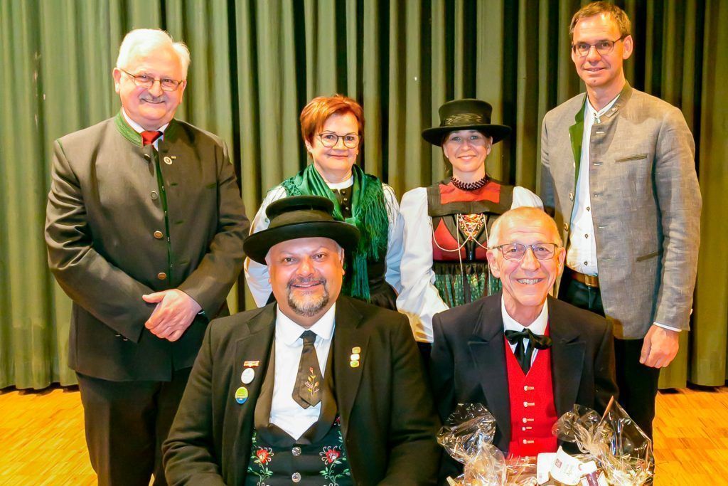 Seltene Ehrungen bei der Trachtengruppe Vandans