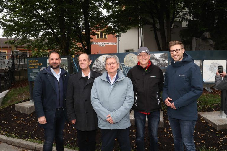 100 Jahre Verbindungskanal“ am Mühletor eröffnet