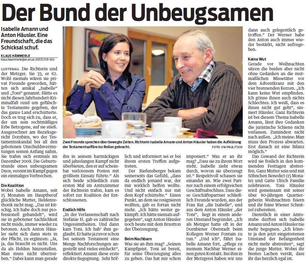 Der Mann, der den Testamentskandal ins Rollen brachte, ist tot