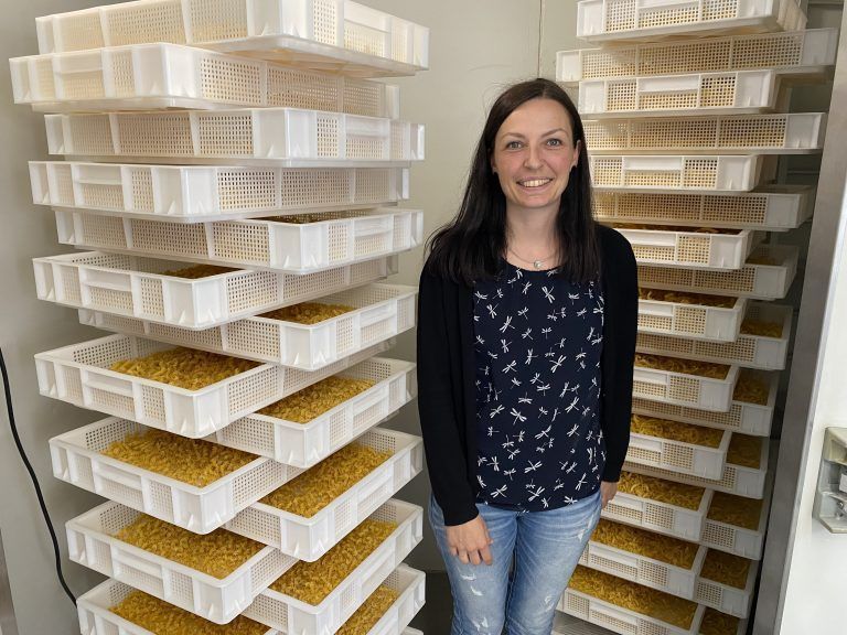 Guschahof Bürs, Yvonne und Florian Tschugmell, Zirbennudeln, Messe Wieseburg, Pasta-Kaiser 2024