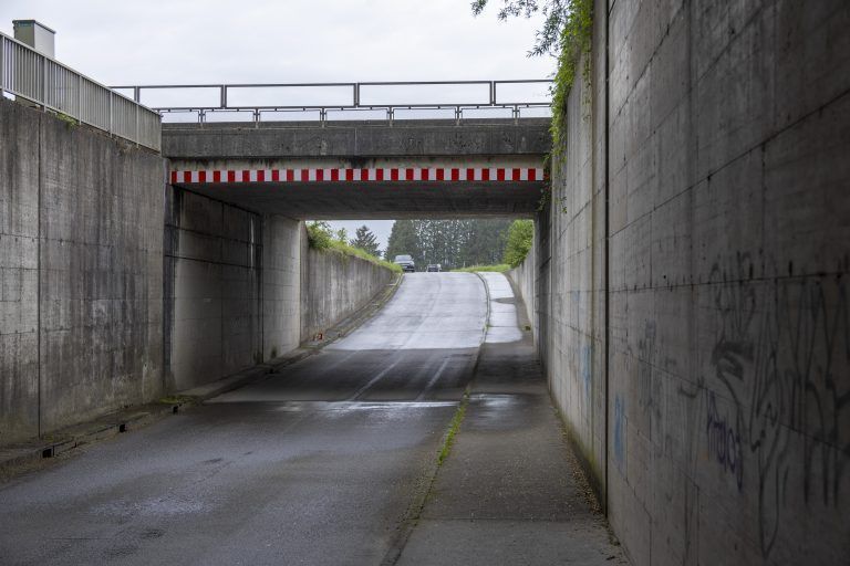 Fahrradunfälle Unfall mit Todesfolge Fahrrad Radfahrer Hohenems Termin mit SV Christian Wolf bei der Unfallstelle.