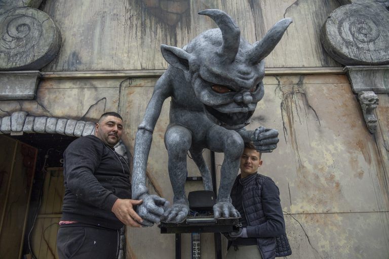 Aufbau Frühlingsfest Aufbaureportage, mit Schausteller Ewald Böhler