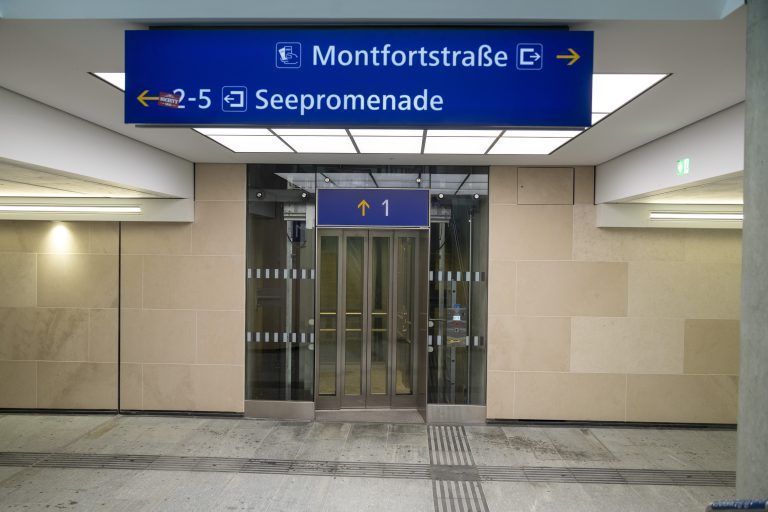 Eröffnung Hypo Unterführung ÖBB Bahnhof Markus Wallner Michael Ritsch