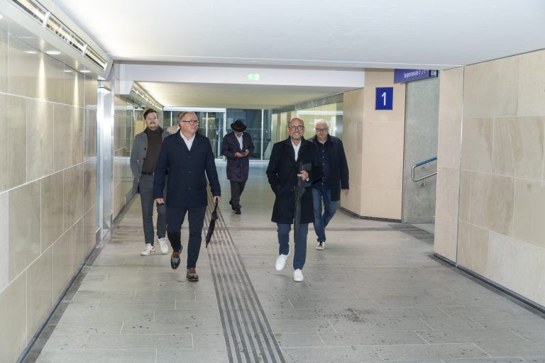 Eröffnung Hypo Unterführung ÖBB Bahnhof Markus Wallner Michael Ritsch