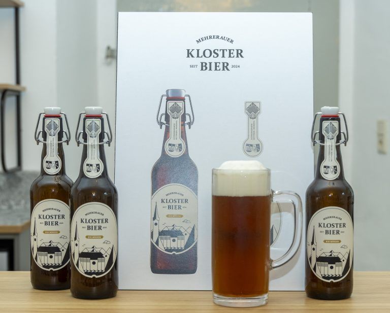 Pressekonferenz des Kloster Mehrerau, „Kloster Mehrerau stillt nicht nur den geistlichen Durst“ Klosterbier Frastanzer