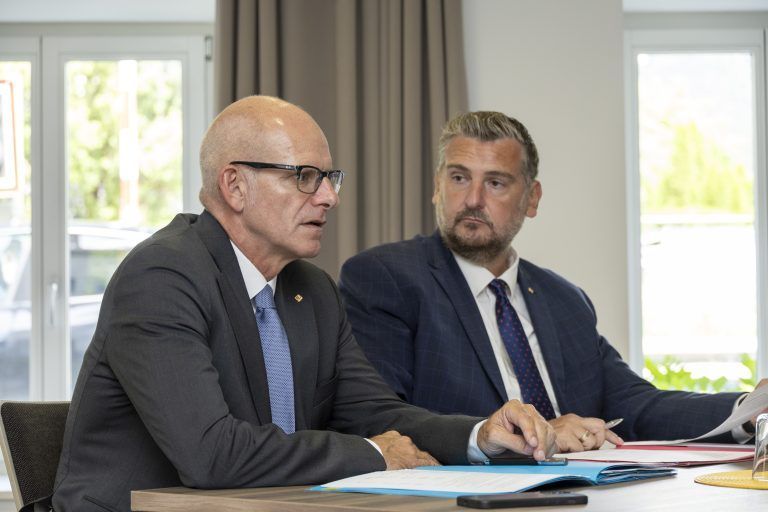 Interviewbilder mit Generaldirektor Ralph Müller, Wiener Städtische