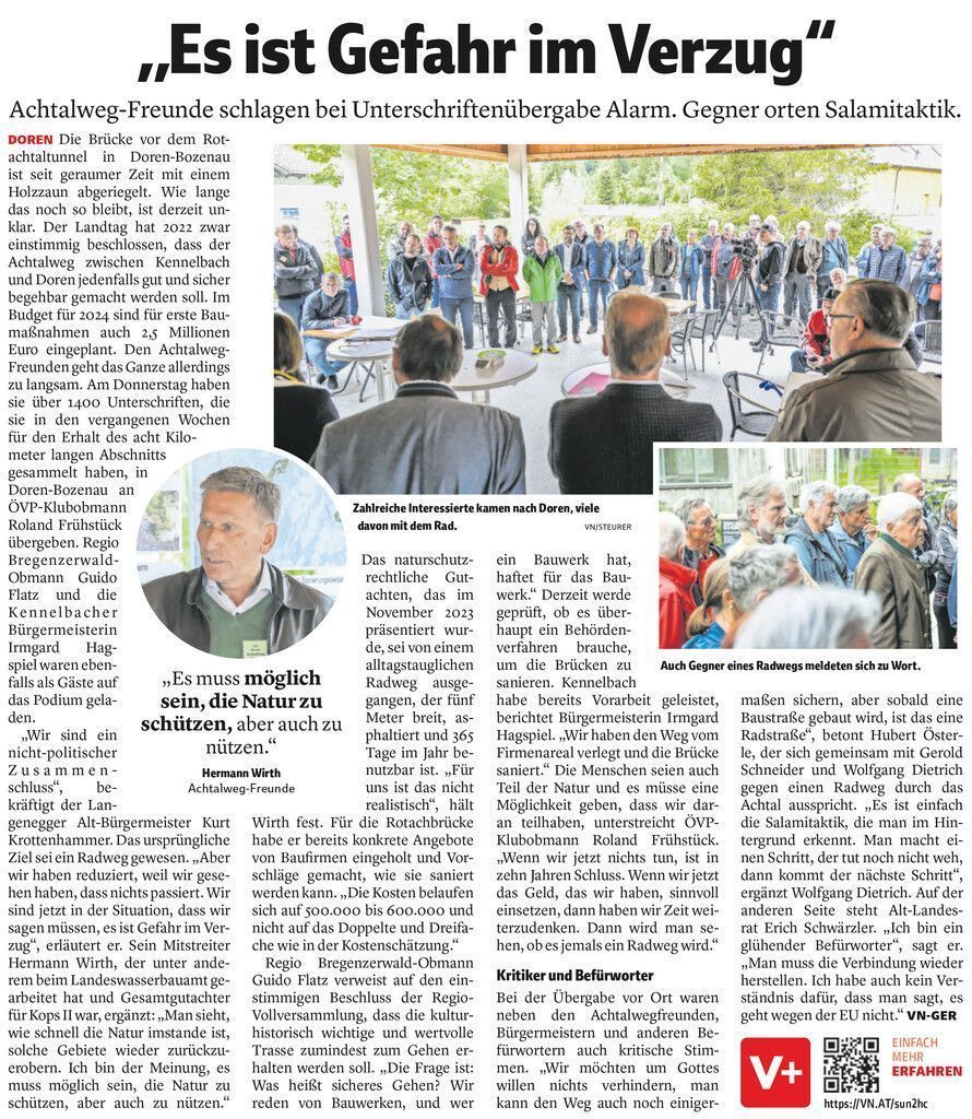 „Achtalweg-Freunde schlagen Alarm“
